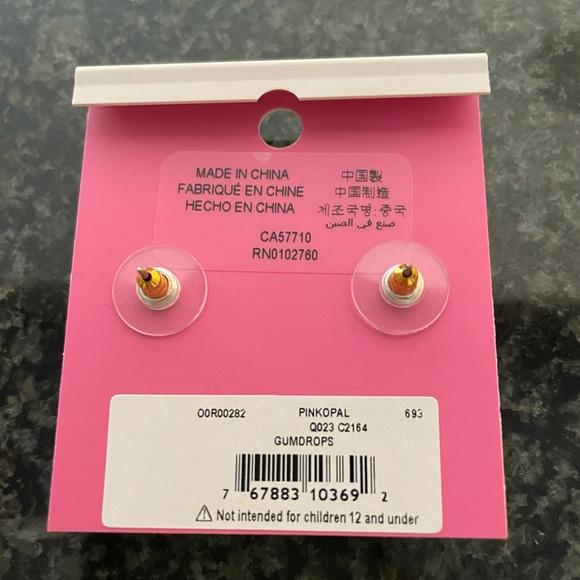 NWT Kate Spade Pinkopal Studs - Picture 5 of 5